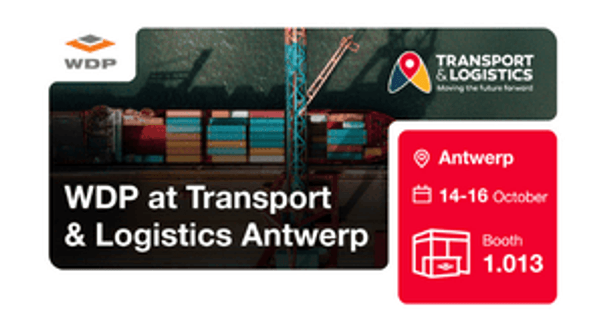 Warehouses De Pauw | Meet WDP at Transport & Logistics in Antwerp!